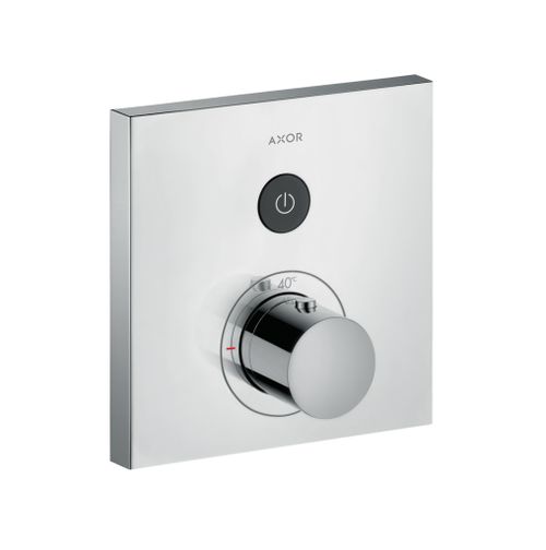 AXOR-HG-AXOR-ShowerSelect-Thermostat-Unterputz-eckig-fuer-1-Verbraucher-Edelstahl-Optic-36714800 gallery number 1